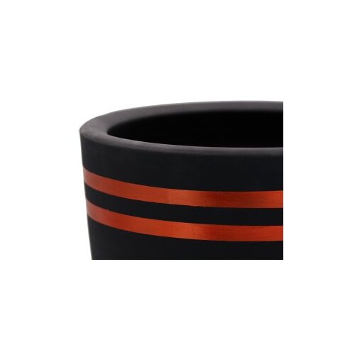 WALLXPERT decorative pot pietra 20 red black Slike