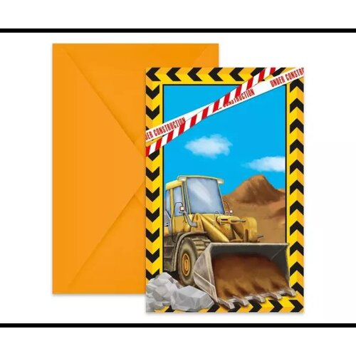  Vabilo z delovnimi vozili - 6 kosov Cene