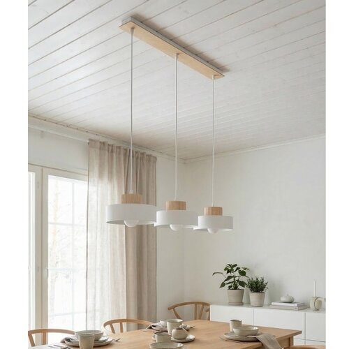  visilica na sajli kivi 3xE27/15W/230V beo Slike