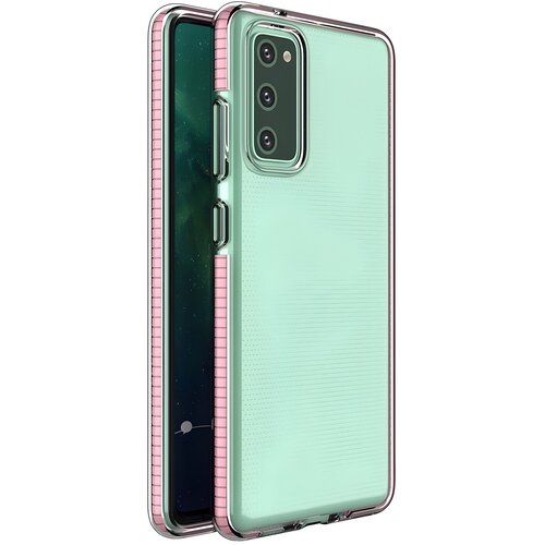  Ovitek Spring clear TPU za Samsung Galaxy A72 5G - Svetlo roza KP8758 Slike