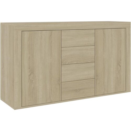 Maison Chic Komoda - Predalnik sonoma hrast 120x36x69 cm iverna plo&amp;scaron;ča, (21718050) Slike