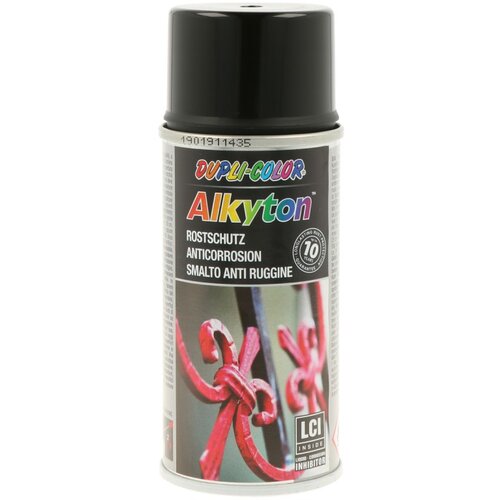 Dupli color Premaz za kovino DC Alkyton RAL 9005 (črn, visoki sijaj, 150 ml) Slike