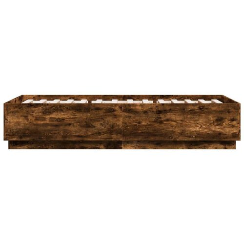 vidaXL Okvir za krevet boja hrasta 90 x 200 cm konstruirano drvo Cene