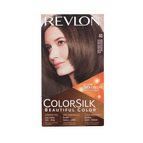 Revlon Colorsilk Beautiful Color barva za lase za barvane lase za vse vrste las 59,1 ml odtenek 40 Medium Ash Brown