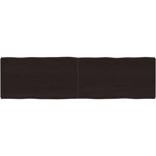 Stolna ploča tamnosmeđa 180x50x(2-6) cm obrađena hrastovina Cene