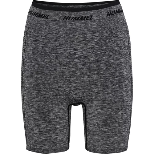 Hummel Sportske hlače siva / crna
