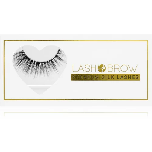 Lash Brow Premium Silk Lashes umjetne trepavice Insta Glam 1 kom