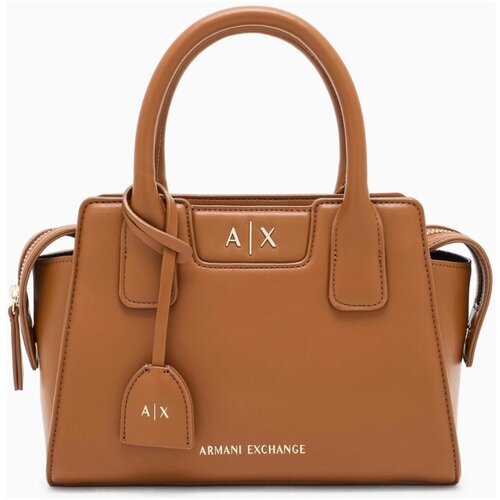 Armani Exchange Ročne torbice Shopping Bag Kostanjeva Cene
