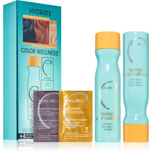 Malibu C Hydrate Color Wellness Collection set (za barvane lase) Slike