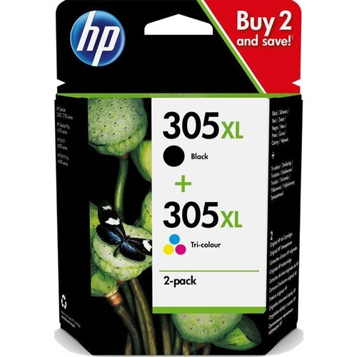  Kartuša HP 305XL črna/black + HP 305XL barvna/color komplet (6ZA94AE) - original PRIHRANITE! Cene