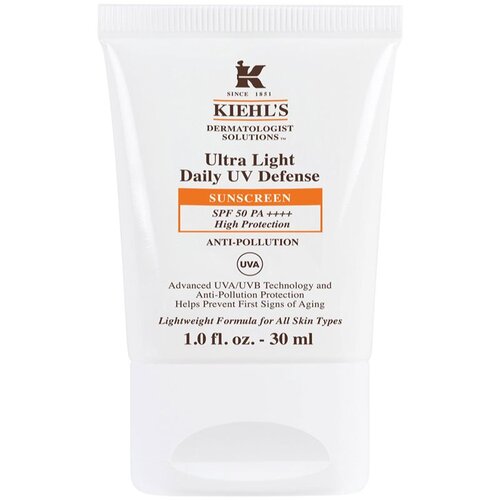 Kiehls Ultra Light Daily UV Defense ultra lahki zaščitni fluid za vse tipe kože, vključno z občutljivo kožo SPF 50+ 30 ml Cene