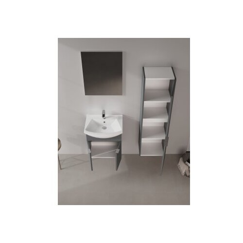 Hanah home Kupatilski ormarić sa umivaonikom i ogledalom (2 komada) Purus 55 316 Cene