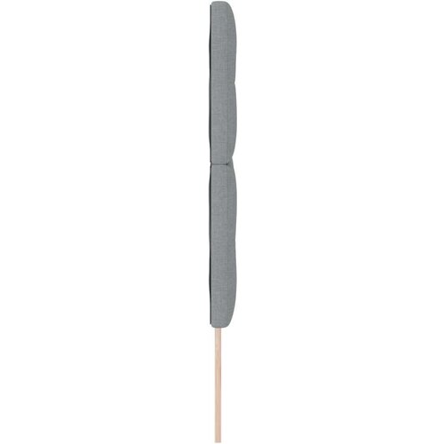  Naslon za glavu s gumbima Svjetlosiva 160 cm Tkanina Slike