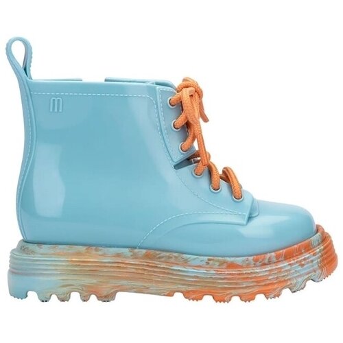 Melissa MINI Coturno Baby Boots - Orange/Blue Plava Slike