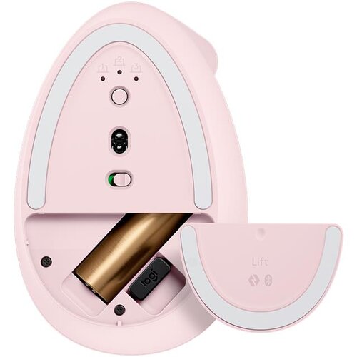 Logitech roze bežični vertikalni mi&amp;scaron; Lift ROSE/DARK 910-006478 Slike