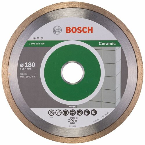 Bosch Dijamantska rezna ploča Standard for Ceramic 2608602537, 200 x 25,40 x 1,6 x 7 mm Slike