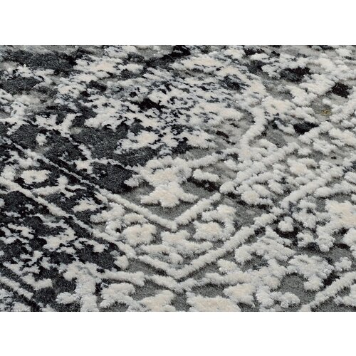 Dieter Knoll TKANA PREPROGA Avignon 200/200 cm tkano temno siva Slike