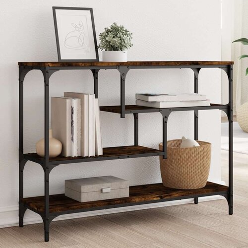  Konzolni stol boja hrasta 100x30x75 cm od konstruiranog drva Cijene