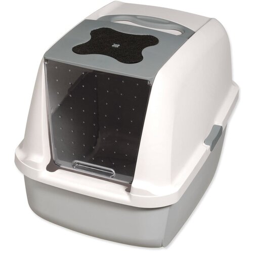 Plaček Pet Products Bijela/siva mačji WC 57x39 cm Cat It – Cijene