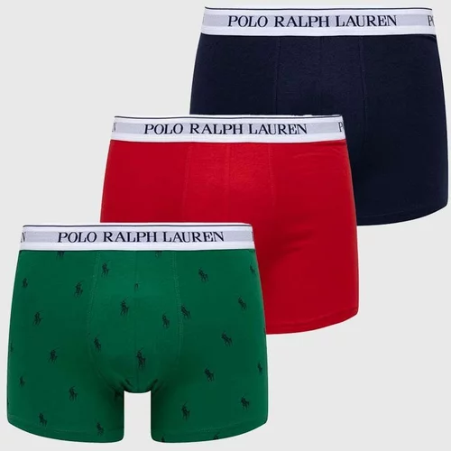 Polo Ralph Lauren Boksarice 3-pack moški, zelena barva