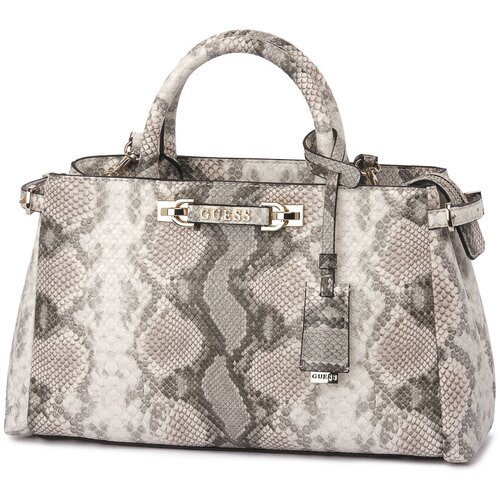 Guess NAT LEFIA LUXURY SATCHEL Bež Slike