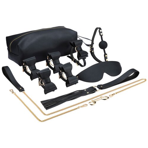 Kiotos BDSM Bowties 8 Item Kit Black Slike
