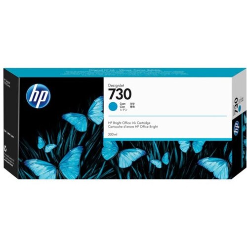 HP Inc. 730 300 ml Cyan Ink Cartridge P2V68A Cene