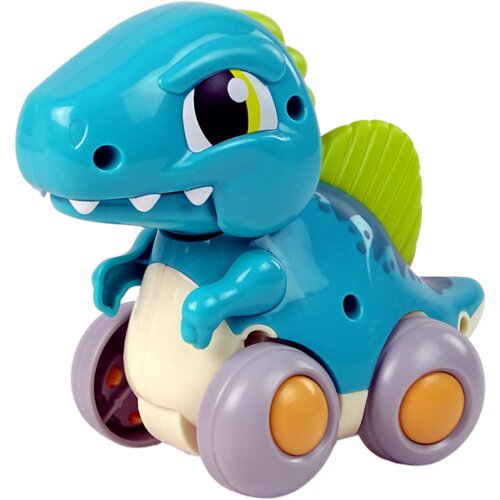  Plava figura dinosaura na kotačima Slike