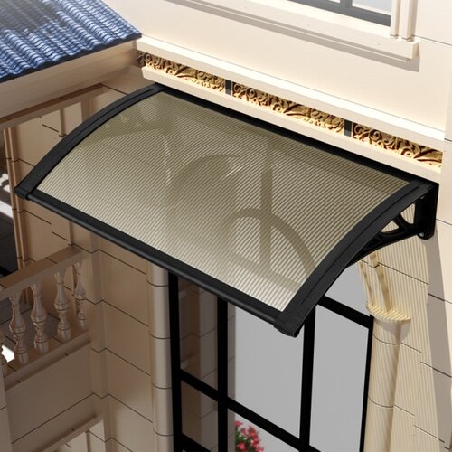 Alberg Nadstrešnica 150×100 cm bronza sa crnim nosačem ( AGC–150100–BZBK ) Cene
