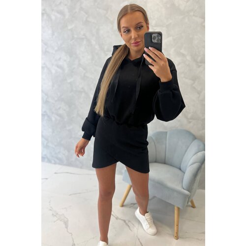 Kesi Insulated dress with a clutch bottom black Slike