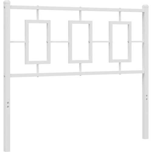  Metalno zamjensko uzglavlje bijelo 100 cm Slike