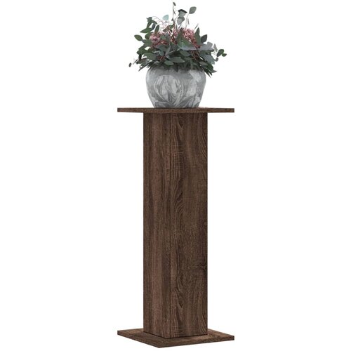 vidaXL Stojalo za rastline 2 kosa rjavi hrast 30x30x80 cm inž. les Cene