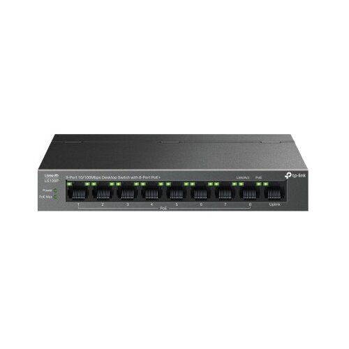 Tp-link LS109P 9-port 10/100Mbps Desktop switch Cene