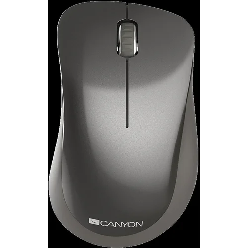 Canyon 2.4 GHz Wireless mouse with 3 buttons DPI 1200 Battery:AAA*2pcsDark Gray 67*109*38mm0.063kg