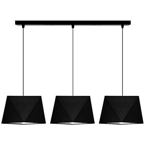  Luster na sajli DIAMENT 3xE27/60W/230V crna Cene
