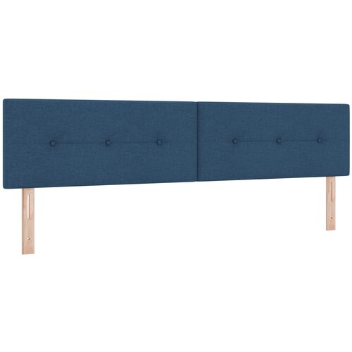 VidaXL Predelna stena z gumbi v modri barvi, 200 cm, tkanina, (22049408) Slike