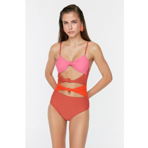 Trendyol Multicolored Cut Out Detailed Swimsuit Slike