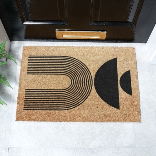 Artsy Doormats Predpražnik iz kokosovih vlaken 40x60 cm Half Moon &amp;ndash; Slike