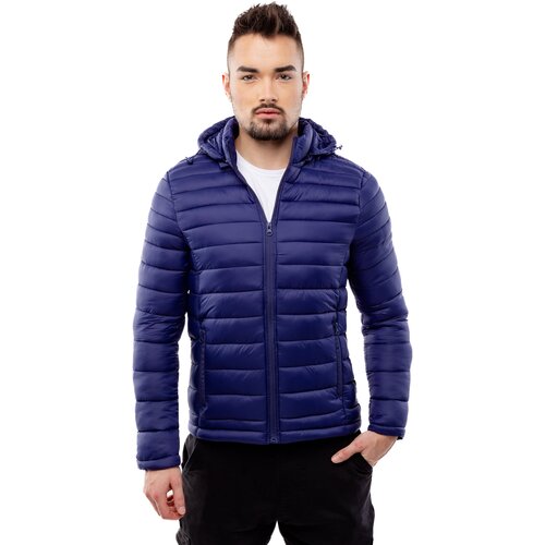 Glano Men's quilted Jacket - blue Cijene