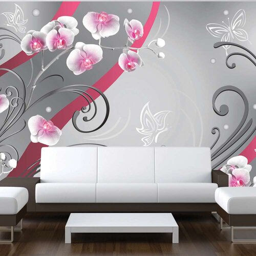  Tapeta - Pink orchids - variation 100x70 Slike