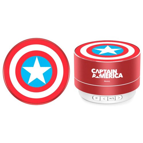 Captain America Bluetooth zvučnik Marvel crvena izvedba Slike