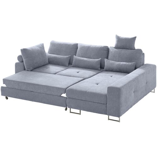 Hom`in SEDEŽNA GARNITURA, gladka tkanina siva Slike