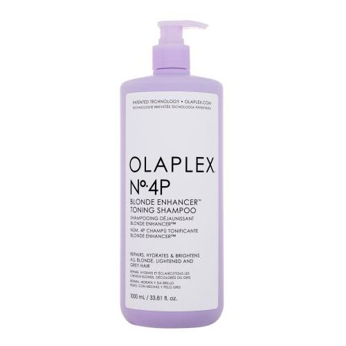 Olaplex Blonde Enhancer Noº.4P 1000 ml šampon za toniranje in obnovitev blond las za ženske Cene