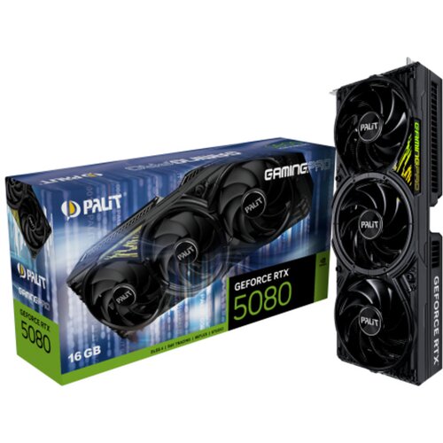 Palit RTX 5080 GamingPro 16GBGDRR7, 256bit, 3xDP, 1x HDMI Cijene