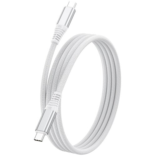 INF 240W USB-C na USB-C kabel za hitro polnjenje za telefone, prenosnike in drugo White 2 m, (5000276739) Cene