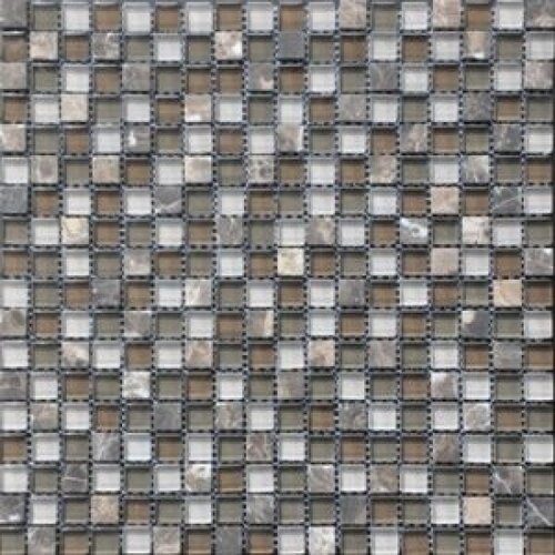  Stakleni mozaik tamno braon 300x300x8mm Cene