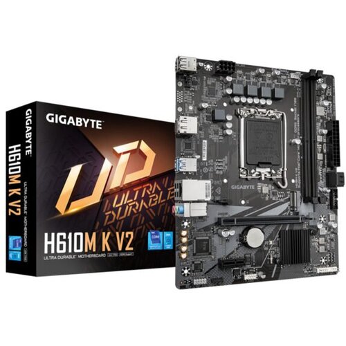Gigabyte MB H610M K V2 DDR5LGA1700; 2xDDR5; M.2; 2xSATA;6xUSB; DP, HDMI; mATX Cijene