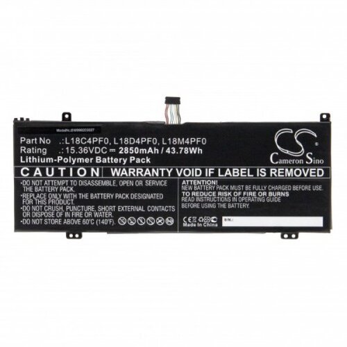 VHBW Baterija za Lenovo ThinkBook 13s / 14s, 2850 mAh Slike