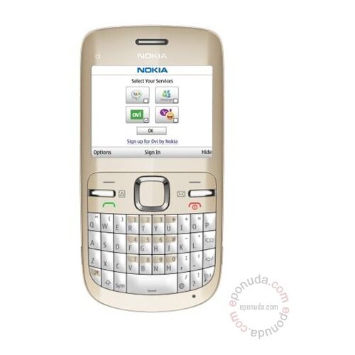Nokia C3 White mobilni telefon Slike