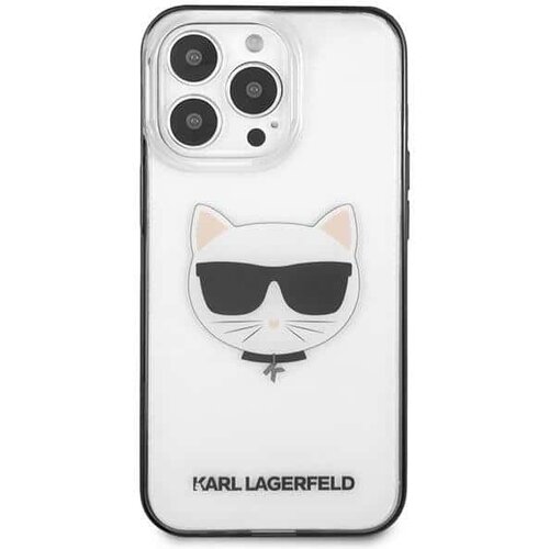 Karl Lagerfeld maska za iPhone 13 Pro Transparent Iconic Choupette Slike
